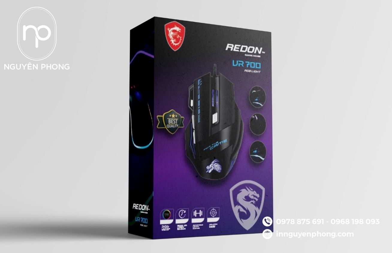 Mẫu hộp đựng chuột máy tính 